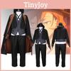 Dogs Bungo Stray Nakahara Chuuya Cosplay Costume Set Halloween Anime Role Play