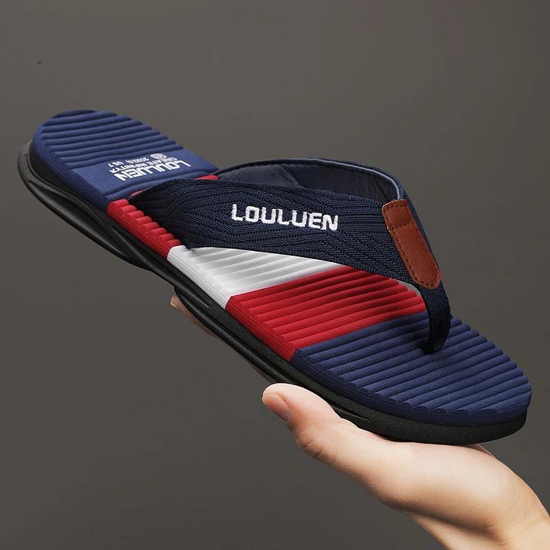 Летние легкие мужские шлепанцы мужские пляжные тапочки домашние шлепанцы Chanclas De Hombre Playa домашние шлепанцы цветные шлепанцы соответствующие мокасины