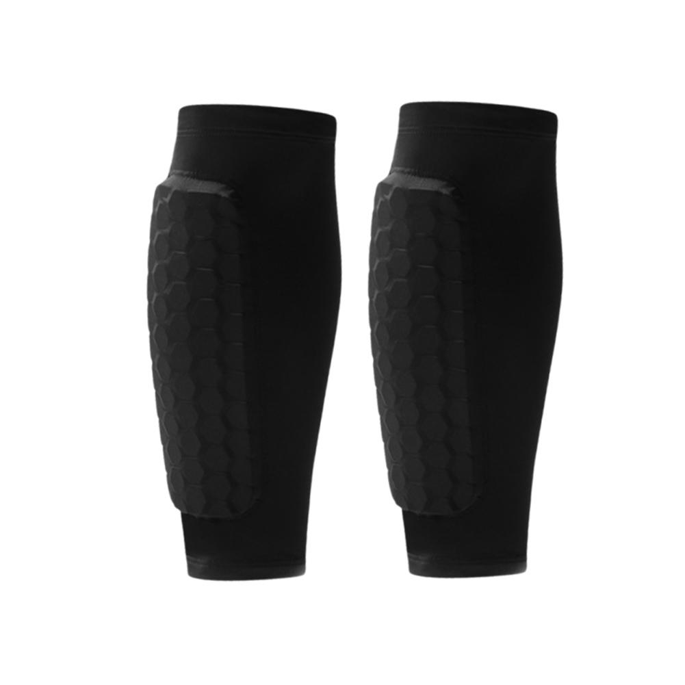 2 шт. футбольные щитки для голени, сотовые защитные накладки для бега, поддержка голени S B1M6