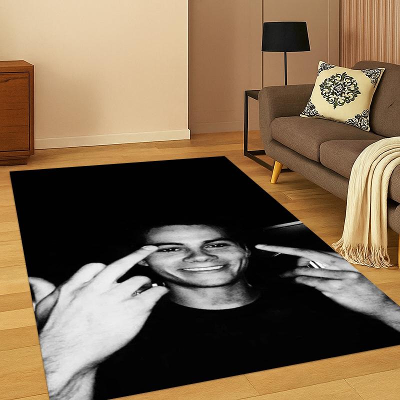 Dylan O’Brien DOB Actor Carpet Rug for Bedroom Living Room Sofa Playroom Doormat Home Decor,Kid Game Area Rug Non-slip gift