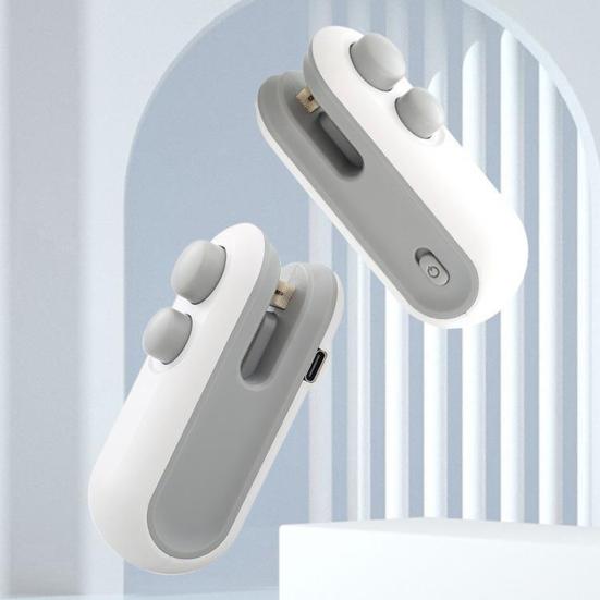 Мини-запайщик пакетов с резаком, магнитный USB-перезаряжаемый портативный вакуумный пакет для закусок, машина для термосварки, открывалка для запечатывания, кухонный гаджет