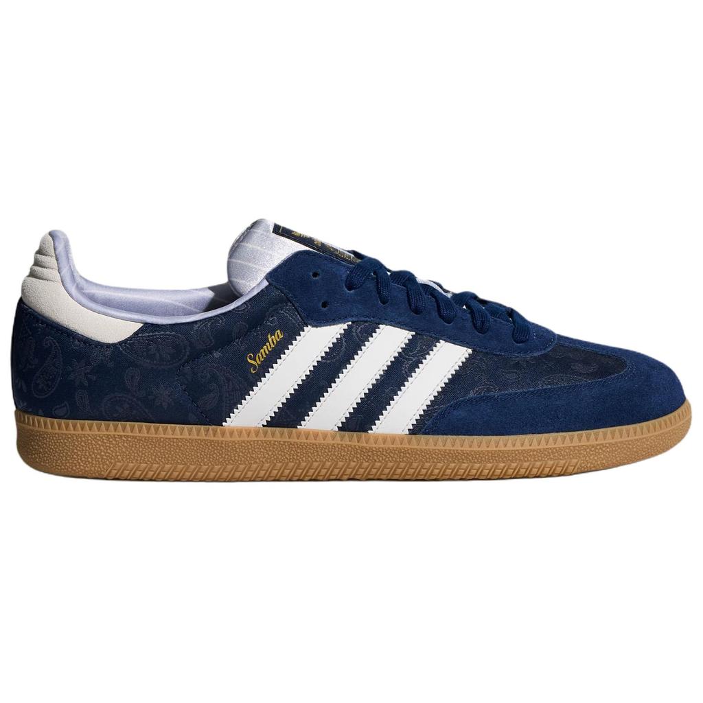adidas Оригиналы SAMBA OG Немецкие армейские кроссовки Унисекс Синий Белый KZ7551