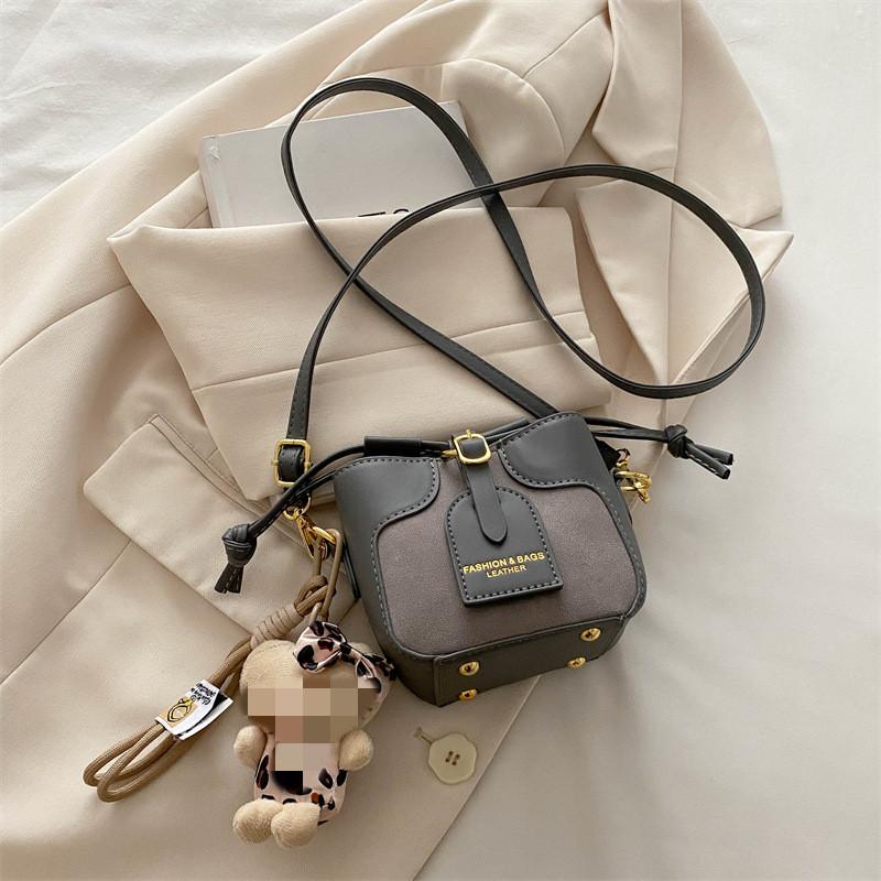 Pendant Cute Pu Material Children Shoulder Bag Suitable For Matching Daily