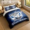Bedding Set 1 Duvet Cover 2 Pillowcases Canterbury-Bankstown Bulldogs Print Soft Bed Linen Bedroom Decor