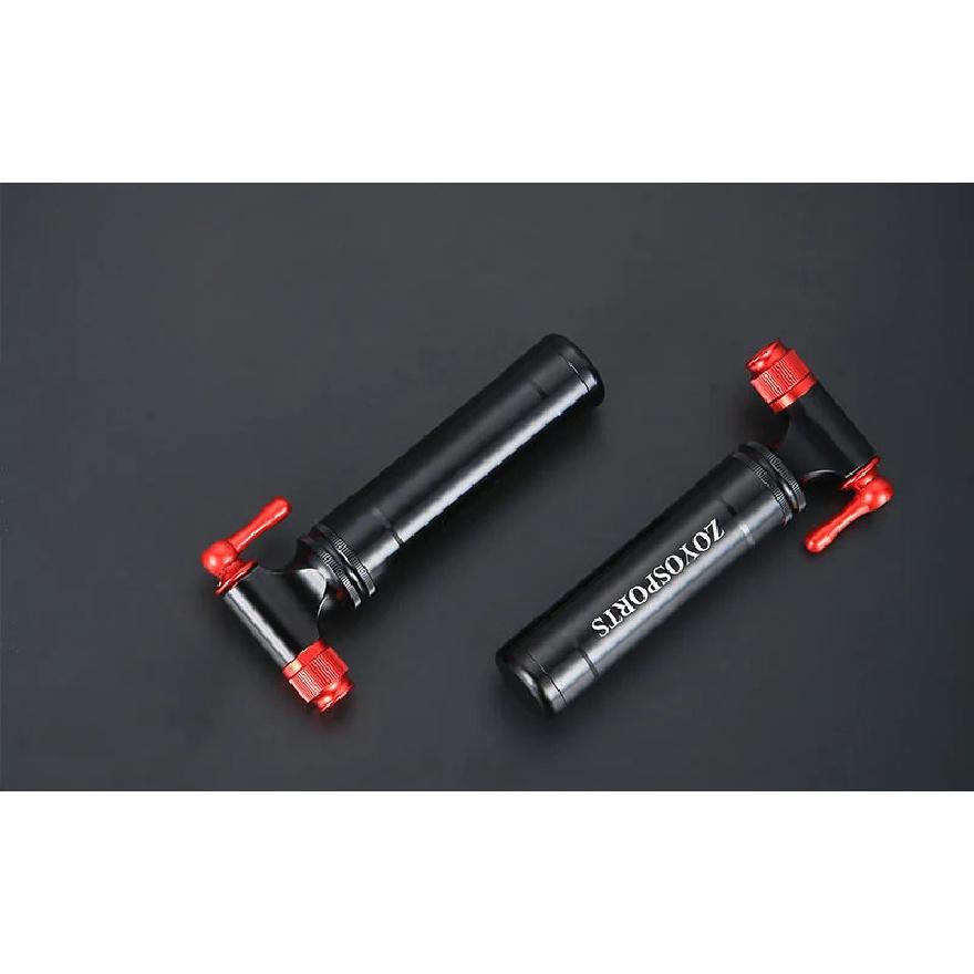 ZOYOSPORTS Велосипедный CO2 Накачиватель Подходит для клапанов Presta Schrader Дорожный MTB Шина Быстрая Накачка Резьбовой 16/12/8G Безрезьбовой 16G Картридж