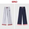SPAO Women's American Retro Color-Block Sweatpants