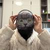 Cat Printed Halloween Scary Mask Realistic Cosplay Mask Funny Style Head Cover  Holiday Events