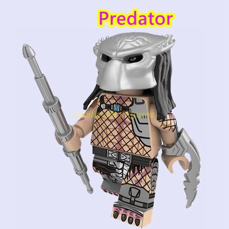 Совместимость с минифигурками Lego Alien VS Predator, гаражные комплекты, строительные блоки, игрушки для детей