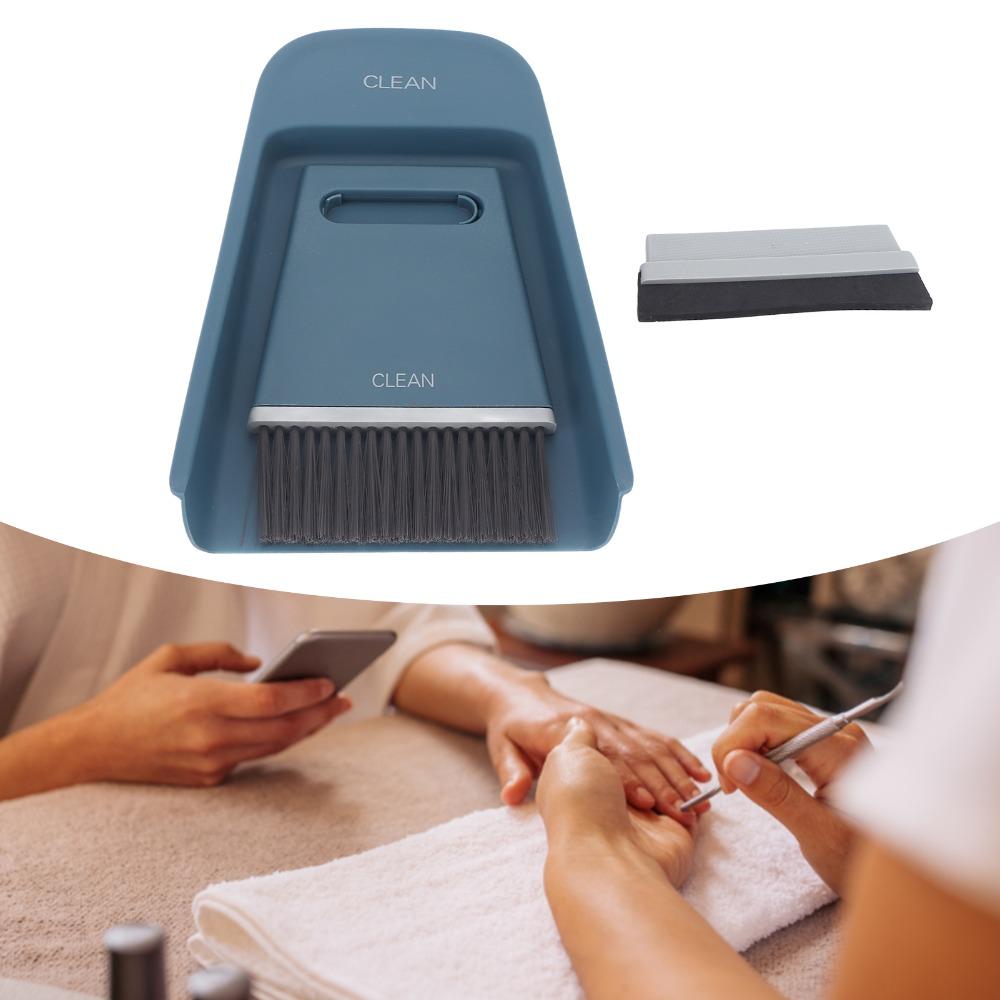 3-Piece Set PP Desktop Brush Dustpan Scraper Included Mini Broom Dustpan Set For Pet Cleaning