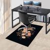 1pc rabbit flowers Carpet Anti Slip Polyester Floor Mat for office.Bedroom