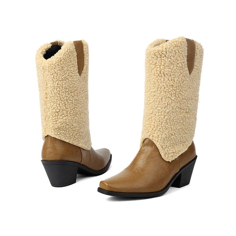 Женские ботильоны на высоком каблуке, осенне-зимние, новые, на толстом каблуке, модные, ботильоны большого размера