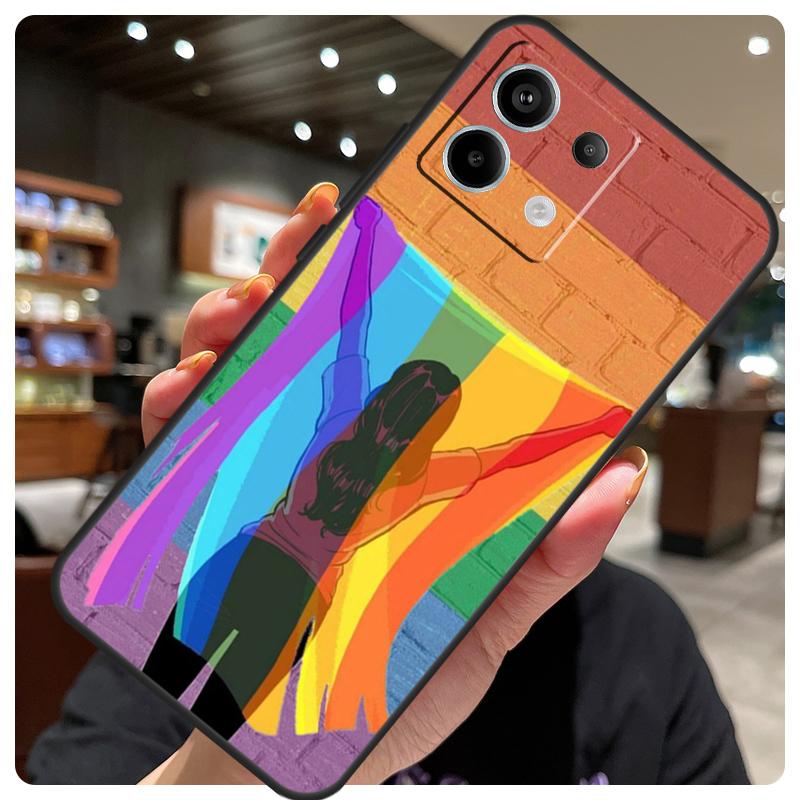 Чехол с радужным флагом ЛГБТ для Xiaomi Redmi Note 11 10 12 13 14 15 Pro Plus Чехол для Redmi 15 15C 10C 12C 13C 14C