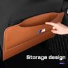 LKCW9 PU leather Car Seat Anti Kick Pad For BMW M M3 M4 M5 E46 E90 E92 F15 F20 F07 F40 F30 G30 G01 G02 G05 Protect Cover Storage Bag