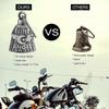 Motorcycle Bells for Bikers Guardian Angel Gremlin Bells for Motorcycle Rider Key Chain Fo