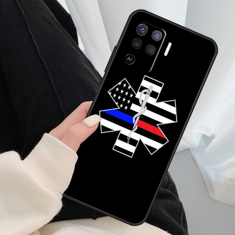 Медицинский чехол EMT EMS для Oppo A96 A76 A16 A60 A98 A58 A78 A18 A38 A80 A40 A77 A57 A17 A74 A54 A94 A15 A5 Pro