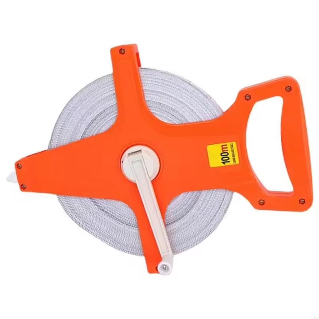 100 Meters Long Open Reel Measure Tape Metric Scale Measuring Ruler Woodworking Gadget Depth Measurement Sided Measure Tape