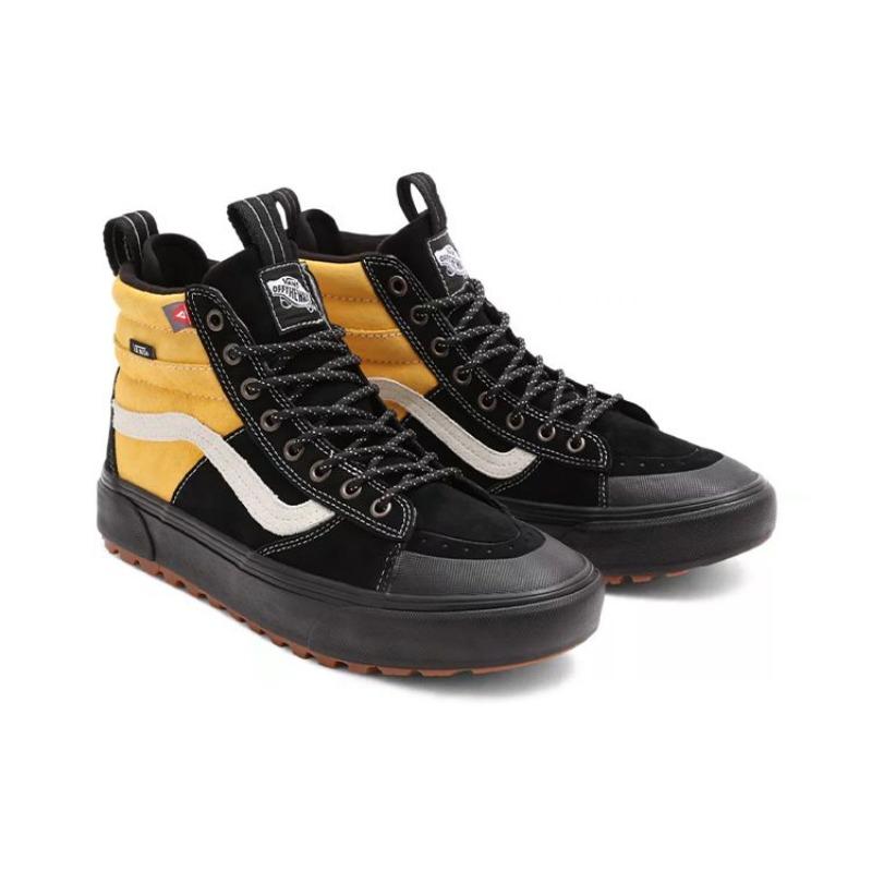 Vans SK8 MTE-2 Стильные Повседневные Высокие Унисекс Скейт-Ботинки Черно-Желтые VN0A5HZZY23