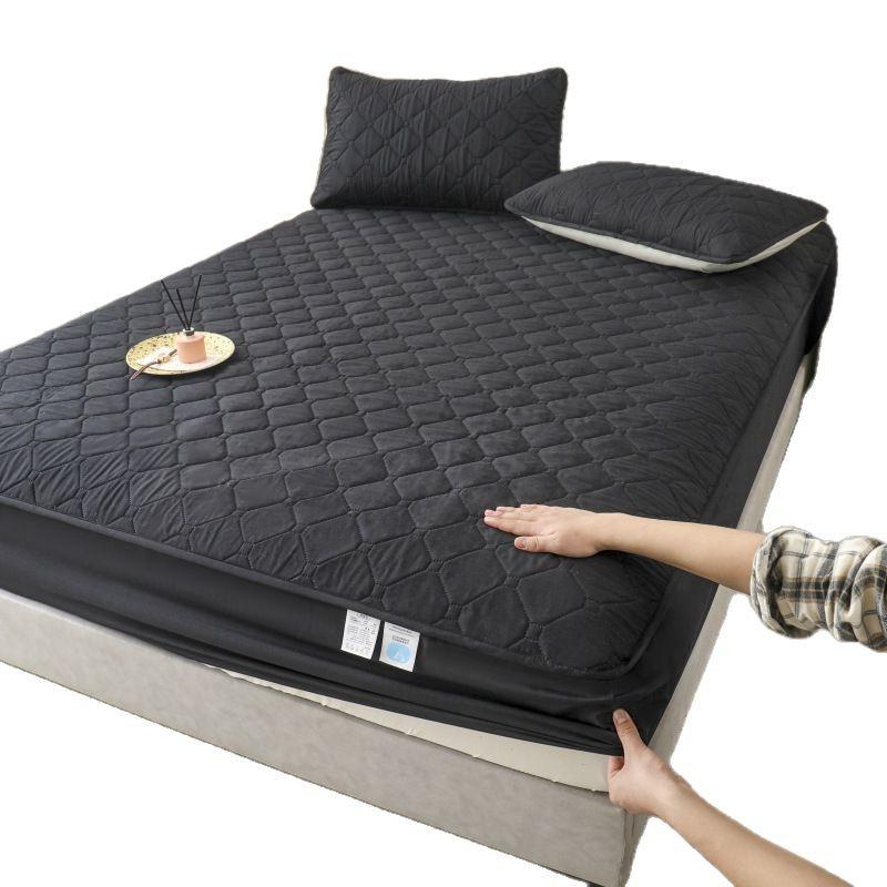2025Утолщенная водонепроницаемая простыня стеганая простыня для младенцев, пожилых людей, барьер от мочи, защита от клещей, пыленепроницаемое покрывало