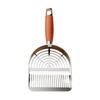 Metal Cat Litter Scoop with Holder Pet Poop Scooper with Ergonomic Wood Handle Fast Sifting Shovel Cat Supplies