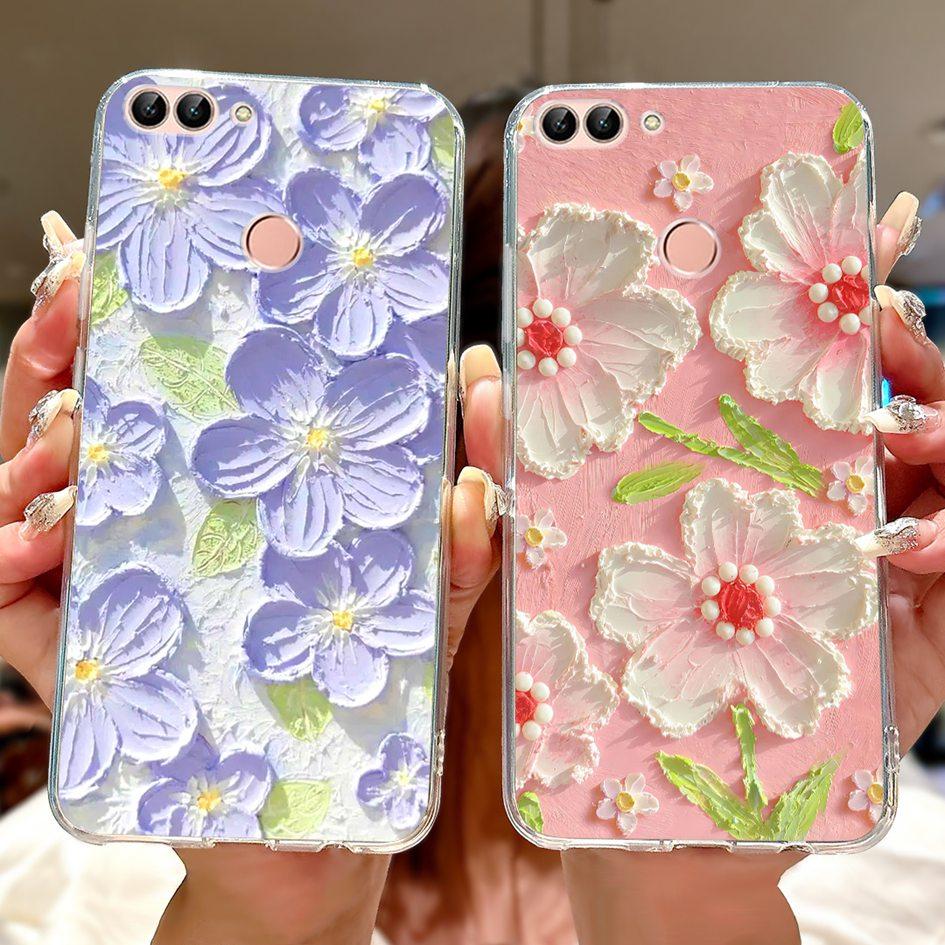 For Huawei P Smart 2018 Case Popular Butterfly Soft Silicone TPU Phone Back Cover For Huawei PSmart FIG-LX1 FIG-LX2 FIG-LX3 Case