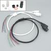 11-ядерный сетевой модуль CCTV POE IP-камеры PCB, видеокабель питания RJ45 DC, гнездовой разъем Terminlas, водонепроницаемый с 4/5(+) 7/8(-)