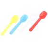 50 шт. Пластиковая ложка для десерта, ложка для мороженого, семейные ложки, пластиковые ложки для супа, симпатичная дегустационная ложка, отлично подходит для вечеринок, столовые приборы