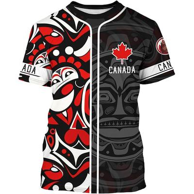 Модные футболки для мужчин 3D с принтом флага Канады, мужская одежда для спорта с коротким рукавом, оверсайз, повседневные футболки, топы