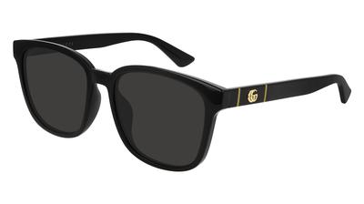 Gucci Солнцезащитные очки Asian Fit GG0637SK 001 Мужские Черный/Серый