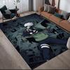 Kakashi Anbu Style Flannel Pattern Square Carpet,Area Rug,Carpet Rug for Living Room Bedroom Sofa Playroom Decor,Non-slip Floor Mat