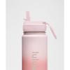 Lululemon Back To Life Sport Bottle 24oz  Straw Lid Blissful Pink Deco Pink Wine Berry