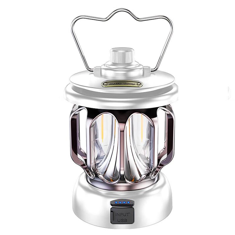 Jyunyi USB Rechargeable Retro LED Camping Lantern