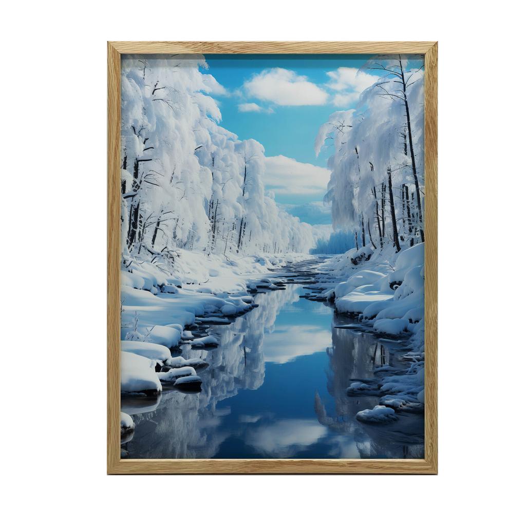 Zimowe Uroki Zimowe Uroki, 50X70 Cm, Bez Ramy, Płótno Premium Na Blejtramie