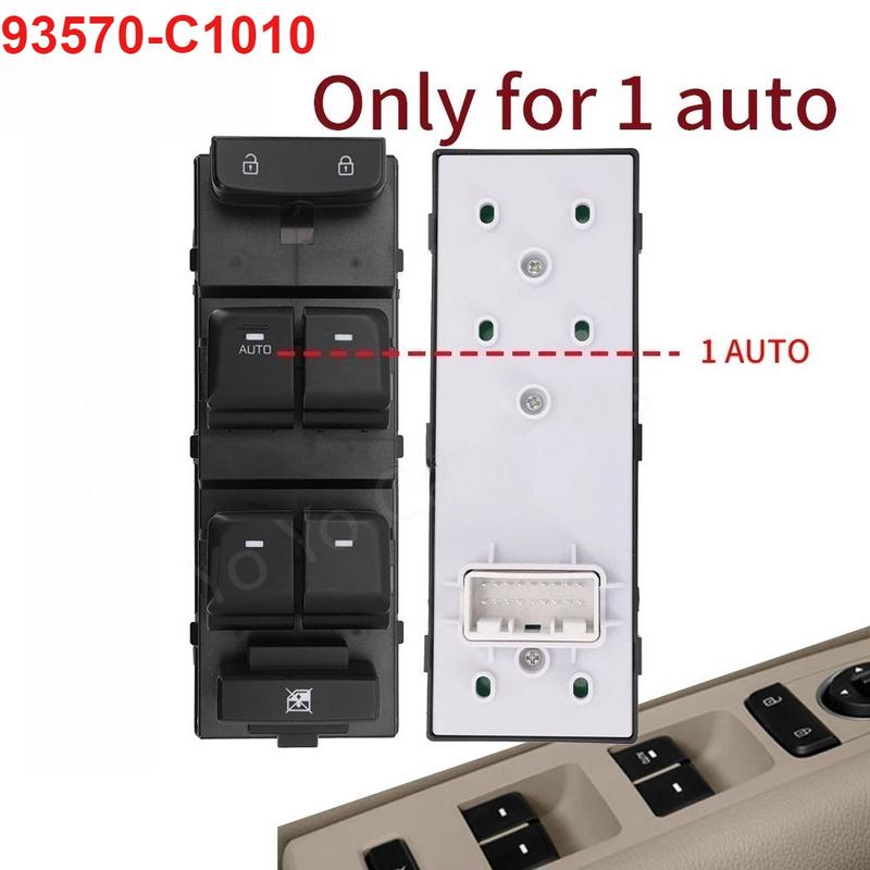 93570-C1000 93570-C1010 Left Hand Main Seat For Hyundai Sonata LF 2015 2016 2017 2018 Electric Power Window Control Switch