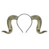 Detachable Goat Horn Headband For Halloween Costume Cosplay Event Punk Themed Party Dressingup Headpiece for Adult