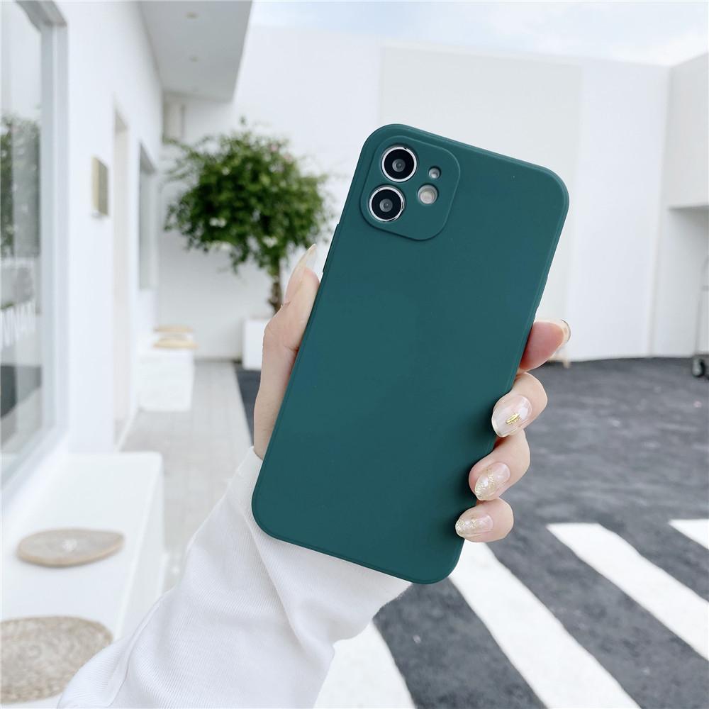 Soft Silicone Cases For Samsung Galaxy S8 S9 S10 Plus S10 Lite S20 S21 FE S22 S23 Ultra Note10 Plus Note 20 Square Phone Cover