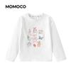 Осенняя футболка с длинным рукавом для девочек MOMOCO
