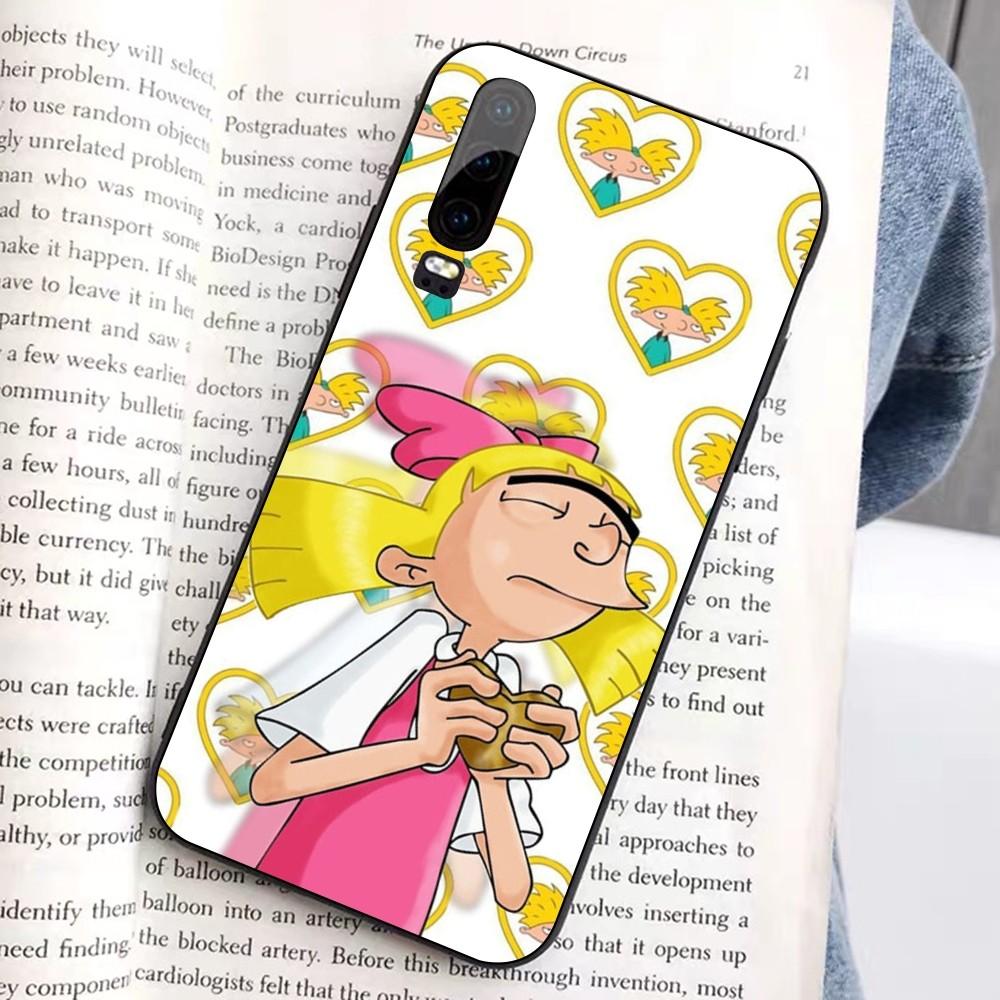 Hey Arnold Helga Bonito Phone Case For Huawei Honor 10 Lite 9 20 7A 9X 30 50 60 70 Pro Plus Soft Silicone Cover