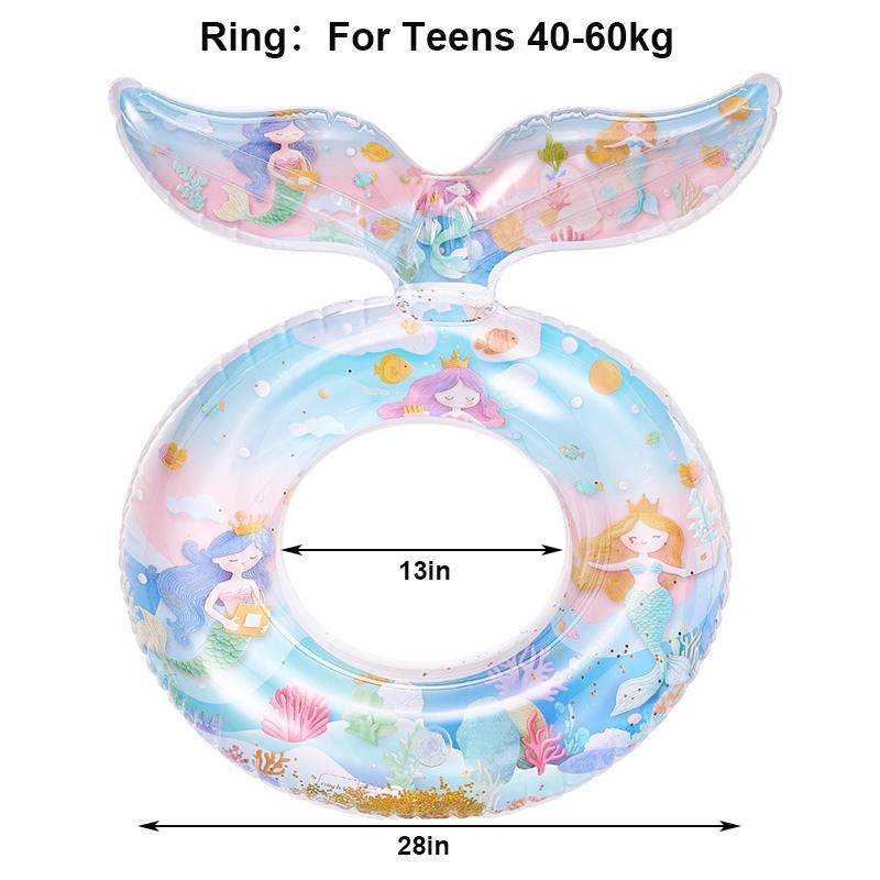 Надувной круг для плавания Rooxin, детский и взрослый круг для плавания, поплавок для бассейна, детский круг для плавания, пляжное игровое оборудование для воды