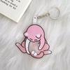 Rotatable Pull Play Egg Cat Keychain Exquisite Jewelry Keychain Cute Trick Cat Bag Pendant  Couple