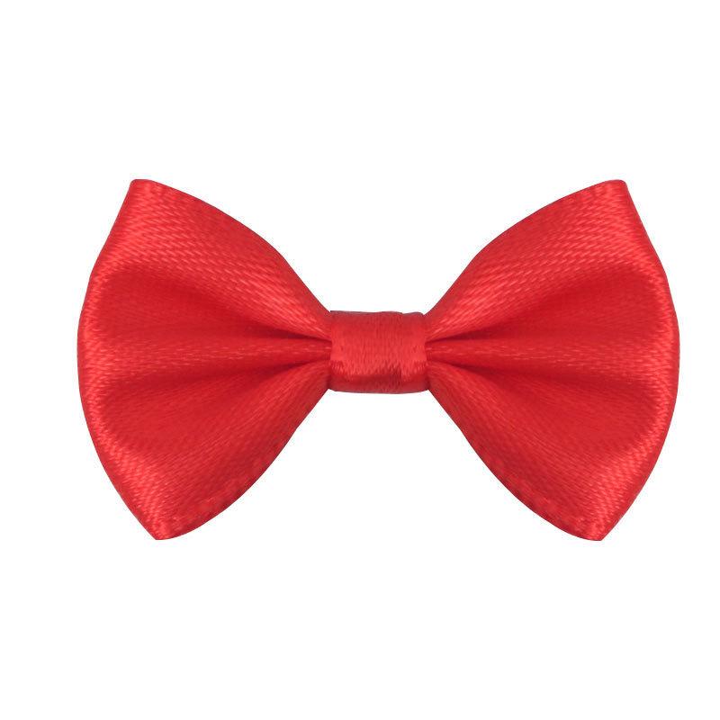 2.5 * 4Cm Wide Waist Bow Small Bow Tie Clothing Accessories Diy Hair Accessories Gift Box Decoration Eight Points Polyester