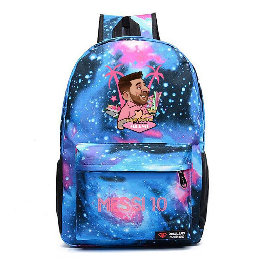 Football Printed Student Backpack Multifunctional Usb Interface Large Capacity Leisure Travel Backpack