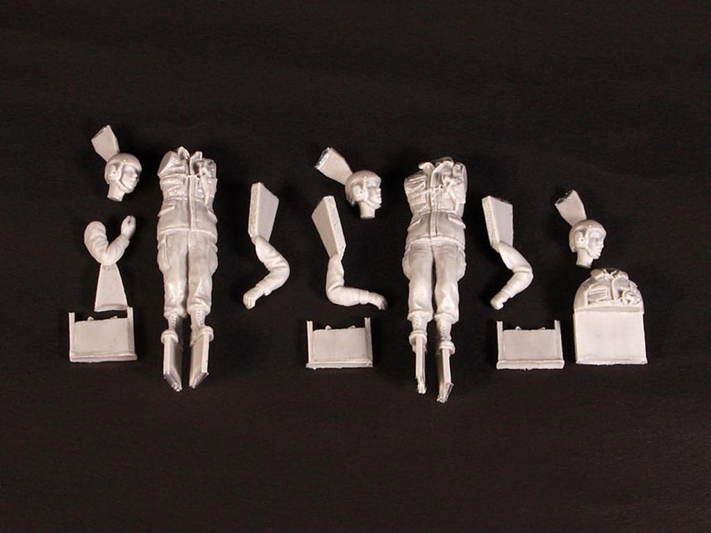 Valkyrie Miniature Modern American Tank Crew Set 2 1 Bust Resin Kit VM35027 1/35 1980-90s Figures,