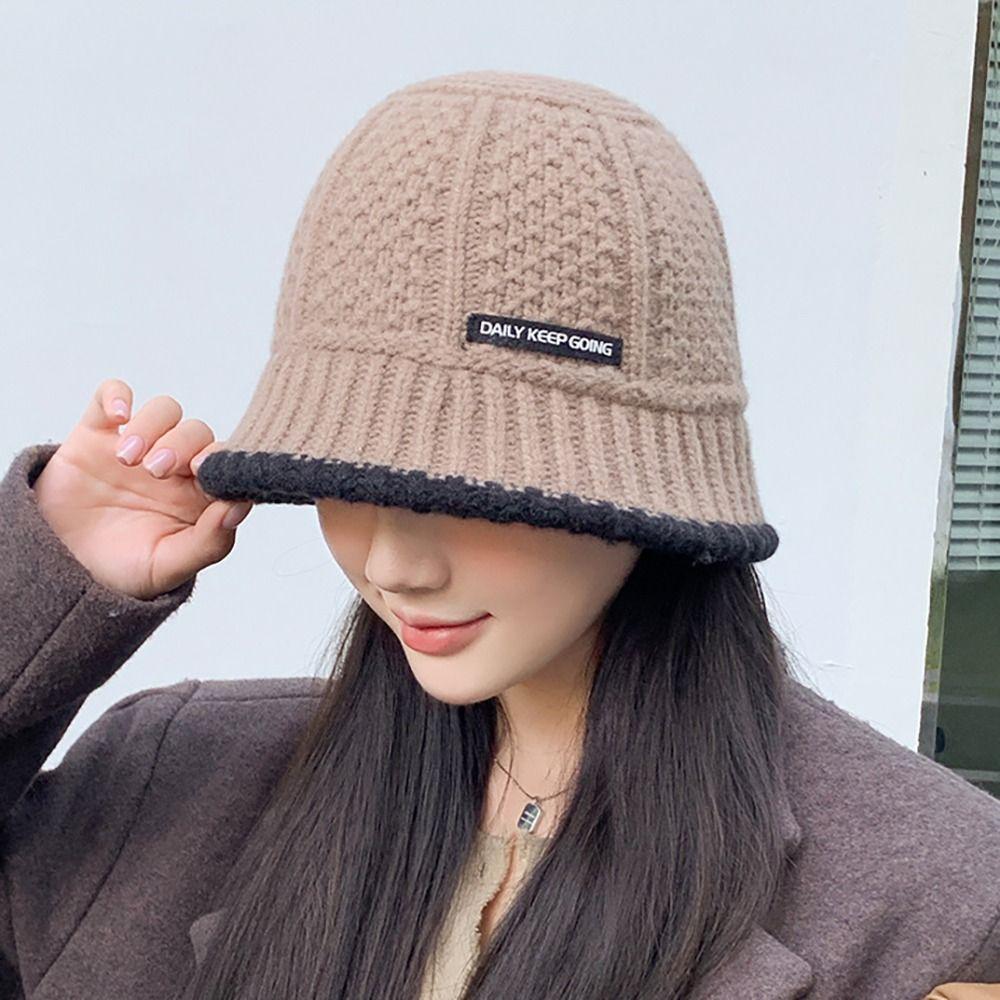 Универсальная осенне-зимняя шапка, модная рыболовная шапка, вязаная шапка для женщин и женщин