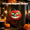 Decorative Magnetic Decor Halloween Horror Pumpkin Refrigerator Magnet, Decoration for Fridge Magnets Whiteboard, Cabinet, Car, Magnet Holiday