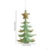 Рождественская елка подвесное украшение украшение год окно фото реквизит украшение из блесток