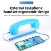 Multifunctional Telephone Wired Handsets Landline Handle Receiver  For Calls External Headset