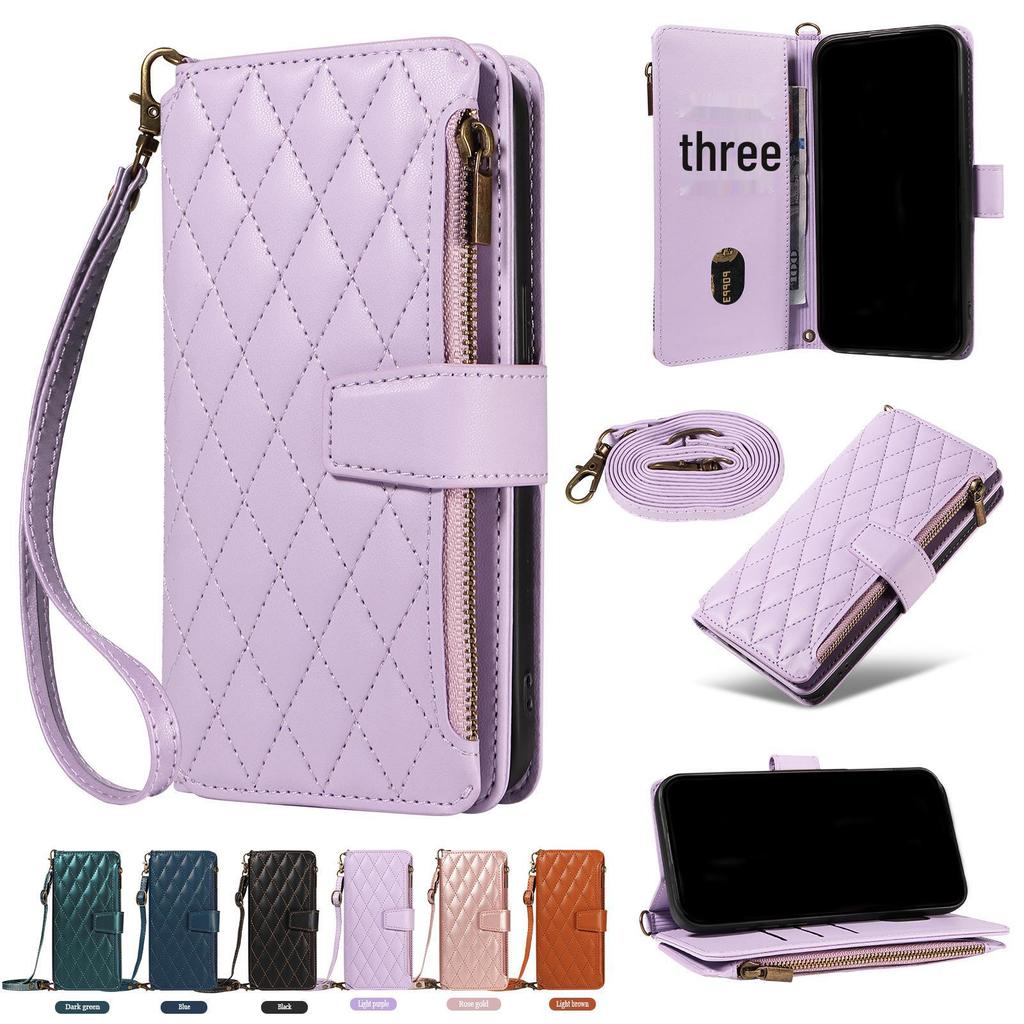 Защитный кожаный чехол-книжка с застежкой-молнией для Sony ACE III и Xperia 10 VI/1 IV