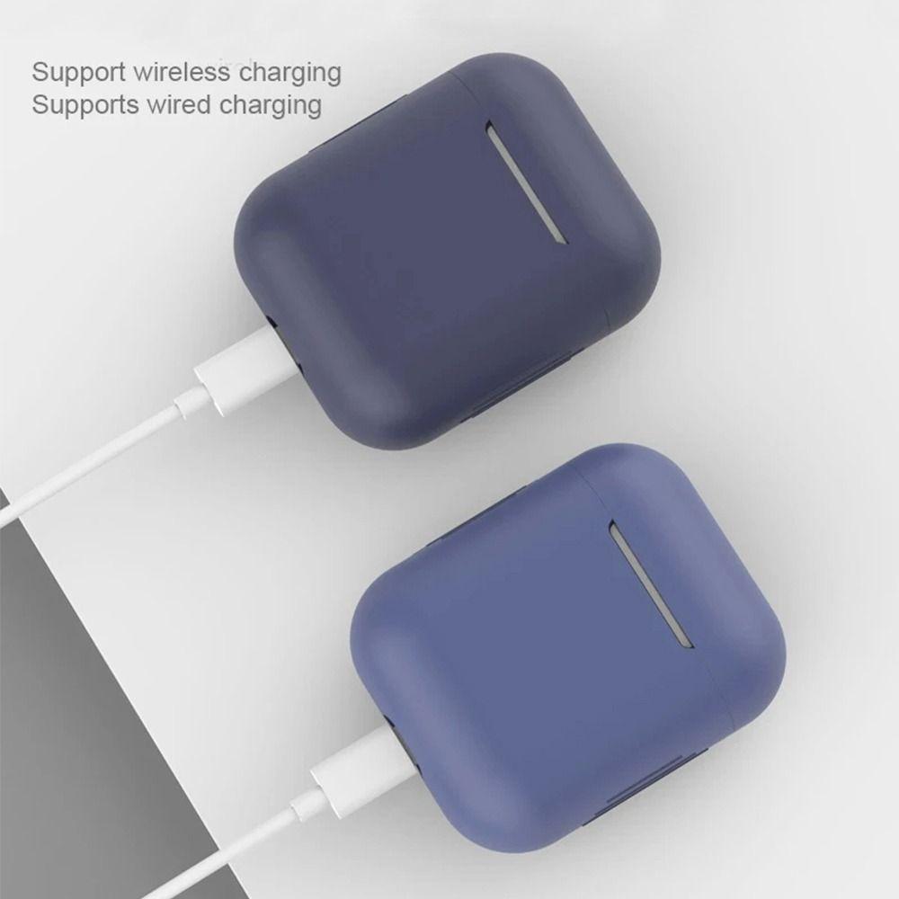 Мягкий защитный чехол для тонких беспроводных наушников, противоударный силиконовый чехол для AirPods 1/2