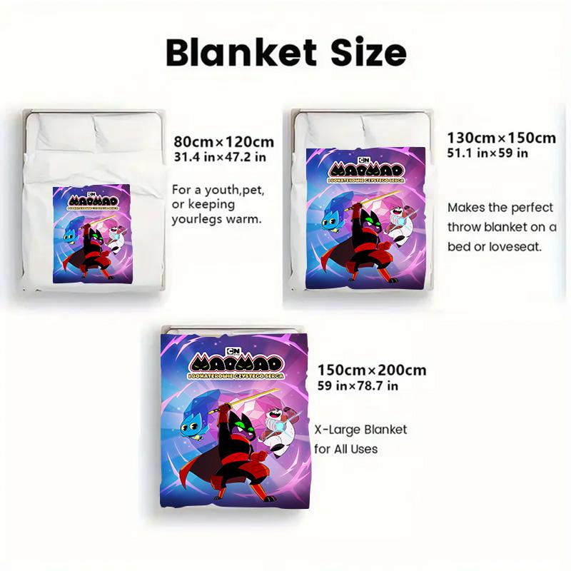Heroes of Pure Heart 2D Flat Pattern Flannel Blanket High quality All Seasons Warmth and Comfort Perfect for Christmas Gifts.PMT0914440