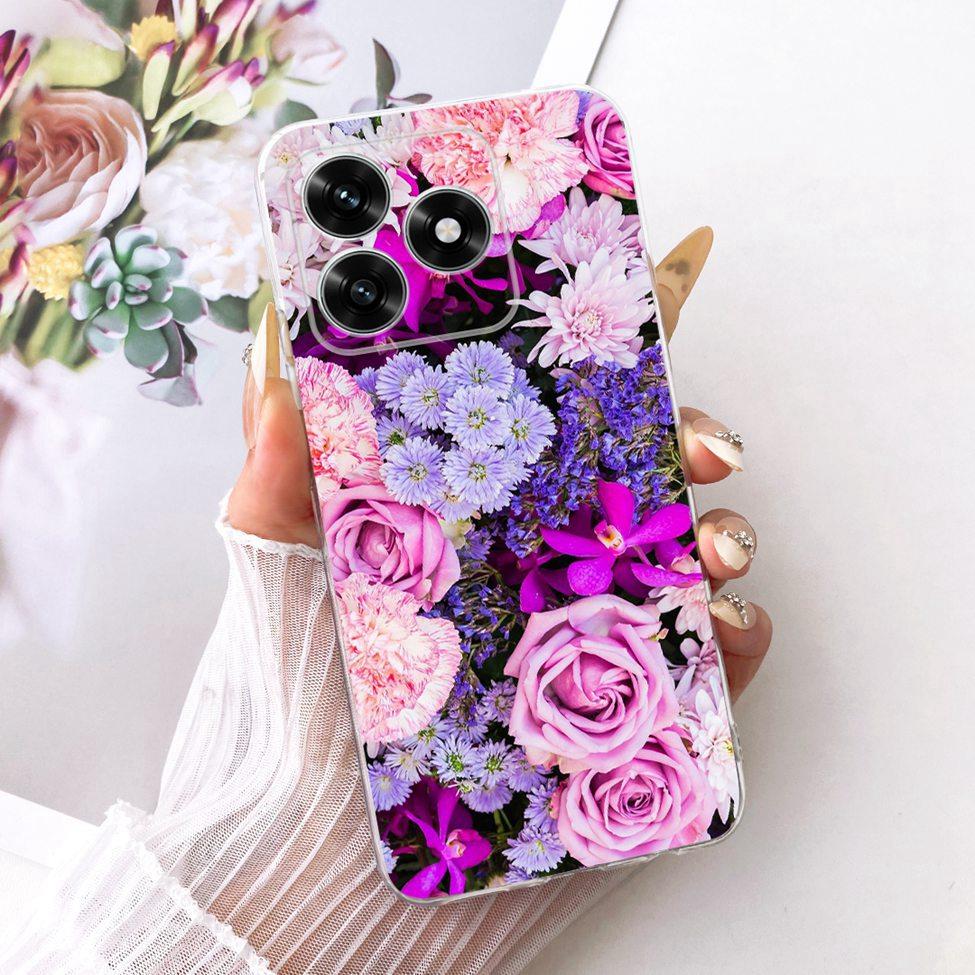 Case For Honor X5C Plus Cover Transparent Luxury Cute Cat Fashion Butterfly Cool Painted Casing For Honor X5cPlus